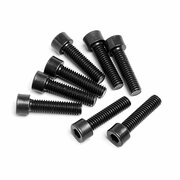 ADORNOS M3.5 x 14 mm Cap Head Screw Hex Socket Spare Parts - Black - 8 Piece AD3529195